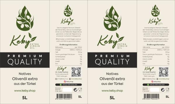 Natives Olivenöl extra 5 Liter Kanister